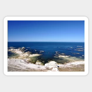 Vue sur la Péninsule de Kaikoura, Nouvelle-Zélande Sticker